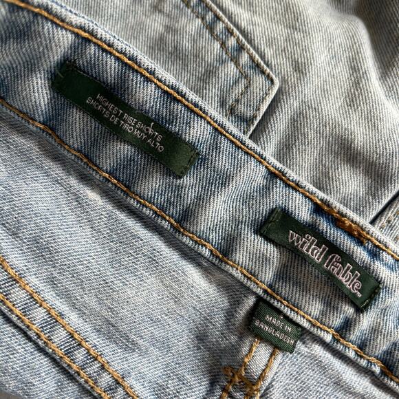 Wild Fable Button Fly Highest Rise Shorts - Size 6 - Picture 5 of 7
